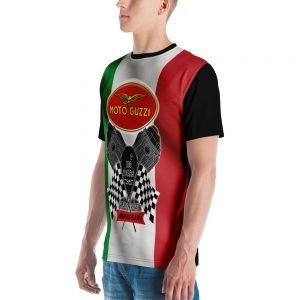 Classic Logo Moto Guzzi 100 Year Anniversary Graphic T-Shirt