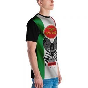 Classic Logo Moto Guzzi 100 Year Anniversary Graphic T-Shirt