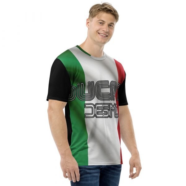 Ducati Desmo Italian Flag Graphic T-Shirt - Image 4