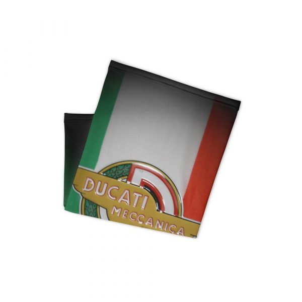 Ducati Meccanica, Italian Flag Design Neck Gaiter - Image 6