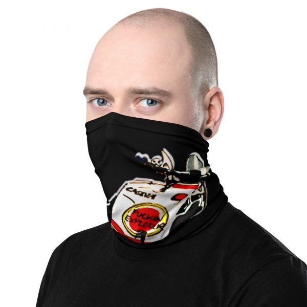 Lucky Strike Cagiva Elefant Cartoon Neck Gaiter - Image 3