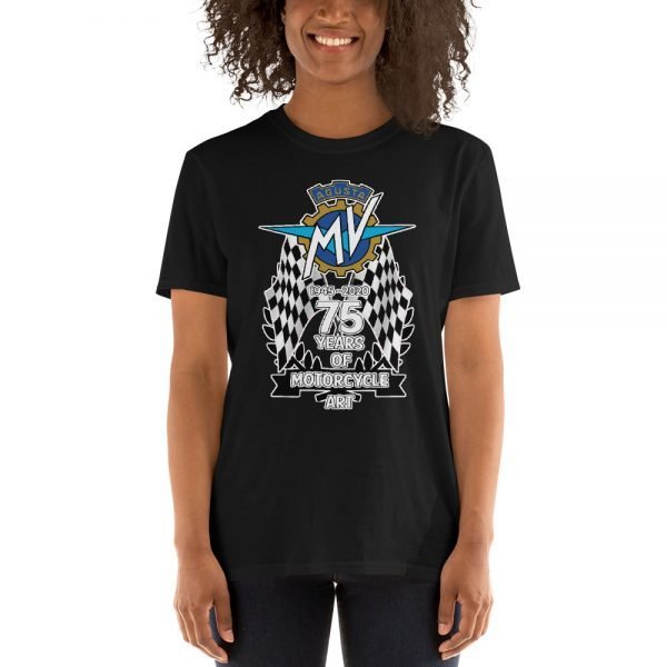 MV Agusta 75 Years Of Motorcycle Art T-Shirt - Image 4