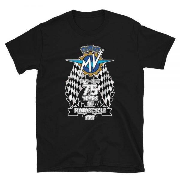 MV Agusta 75 Years Of Motorcycle Art T-Shirt - Image 5