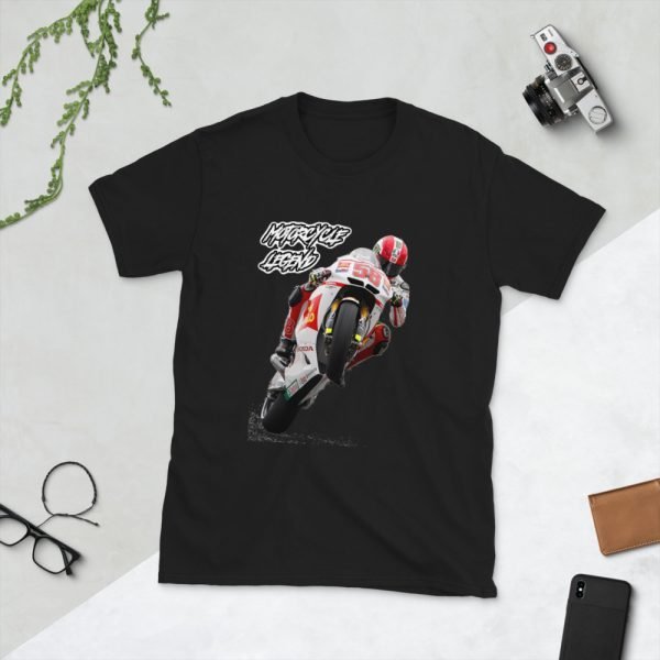 Marco Simoncelli Motorcycle Legend T-Shirt - Image 2