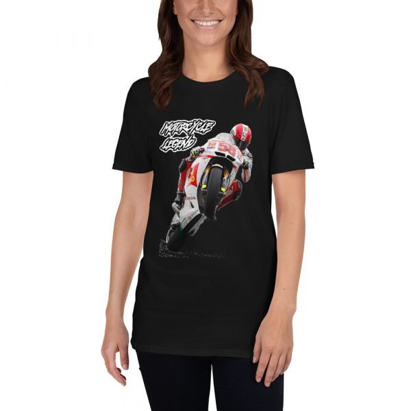 Marco Simoncelli Motorcycle Legend T-Shirt - Image 3