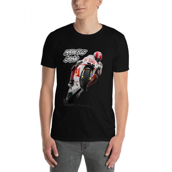 Marco Simoncelli Motorcycle Legend T-Shirt - Image 8