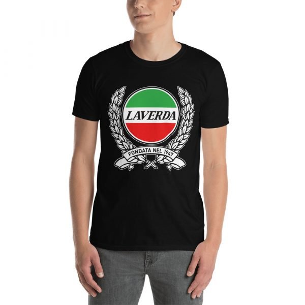 1947 Vintage Laverda Logo T-Shirt - Image 2