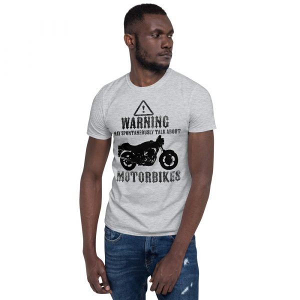 Warning, May Spontaneously Talk About Motorbikes T-Shirt - Image 6