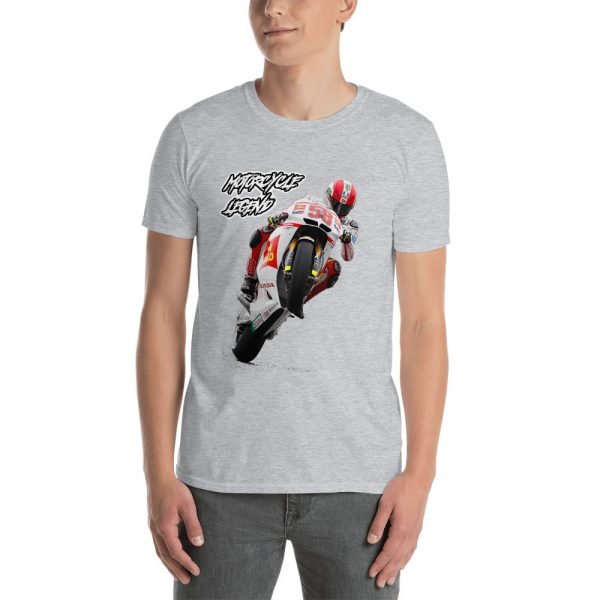 Marco Simoncelli Motorcycle Legend T-Shirt - Image 9