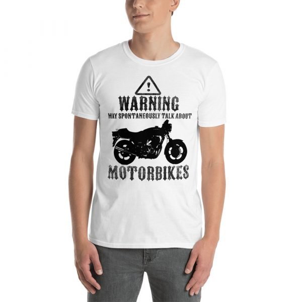 Warning, May Spontaneously Talk About Motorbikes T-Shirt - Image 8