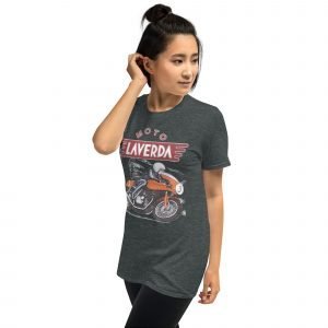 Candymix Moto Bravata Evoluzione Umana T-Shirt da Donna Maglietta, Taglia X-Small, Colore Bianco