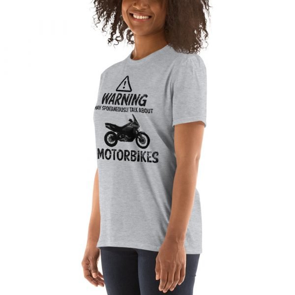 Warning, May Spontaneously Talk About Motorbikes 2. T-Shirt - Image 3