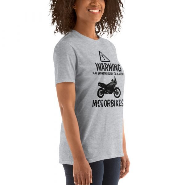 Warning, May Spontaneously Talk About Motorbikes 2. T-Shirt - Image 4