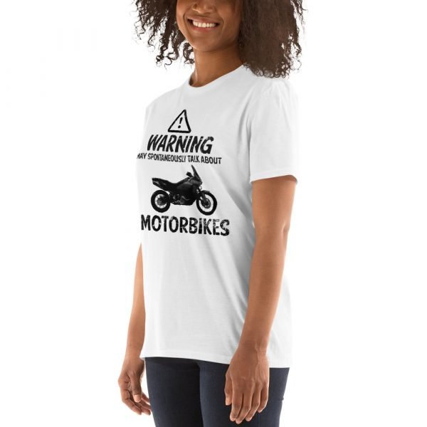 Warning, May Spontaneously Talk About Motorbikes 2. T-Shirt - Image 6